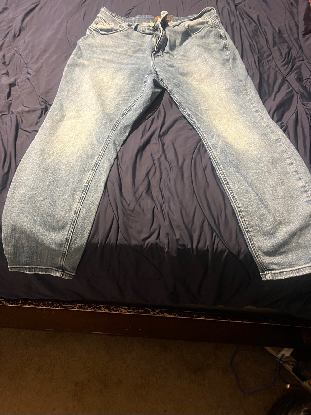 Judy Blue Light Blue Relaxed Straight Leg Jeans